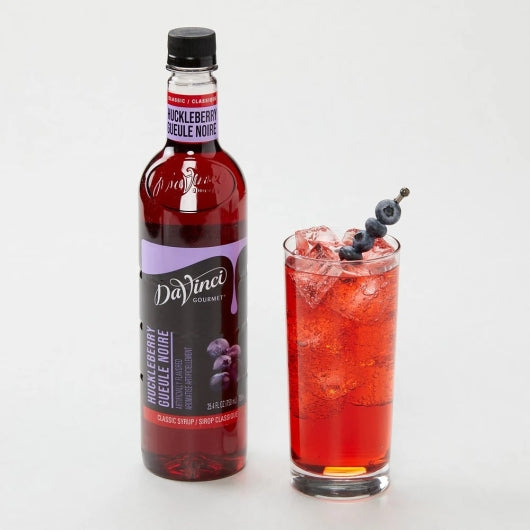 DaVinci Gourmet HUCKLEBERRY SYRUP, 4 x 750 ML Case - DOT product image 6