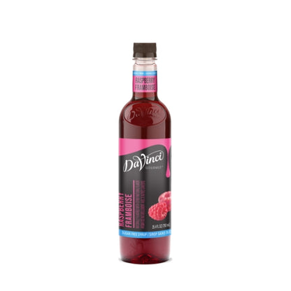 DaVinci Gourmet Sugar Free Raspberry Syrup, 4 x 750 ML Case - Condiments & Sauces