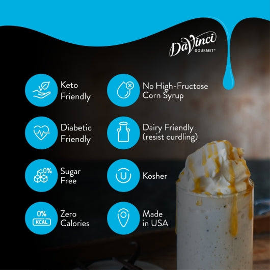 DaVinci Gourmet SUGAR FREE IRISH CREAM SYRUP, 4 x 750 ML Case - DOT product image 8