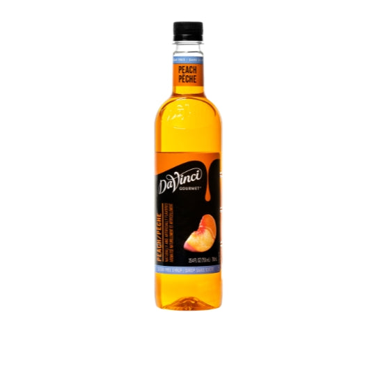 DaVinci Gourmet Sugar Free Peach Syrup, 4 x 750 ML Case - Condiments & Sauces