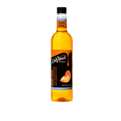 DaVinci Gourmet Sugar Free Peach Syrup, 4 x 750 ML Case - Condiments & Sauces