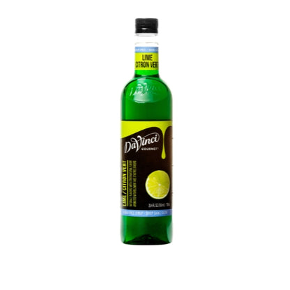 DaVinci Gourmet Sugar Free Lime Syrup, 4 x 750 ML Case - Condiments & Sauces