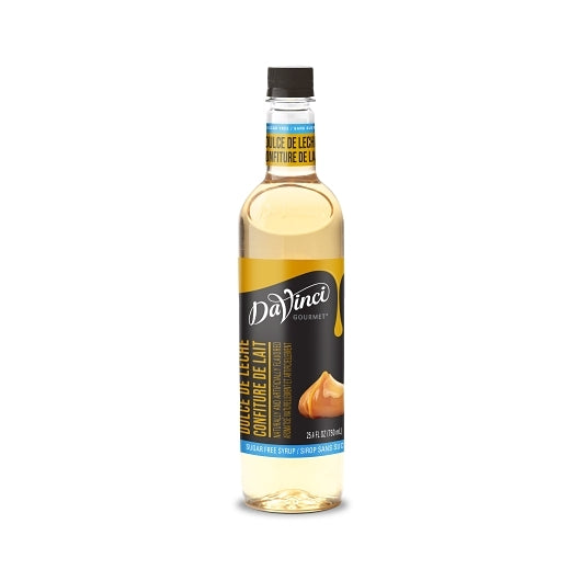 DaVinci Gourmet SUGAR FREE DULCE DE LECHE SYRUP, 4 x 750 ML Case - DOT product image 2