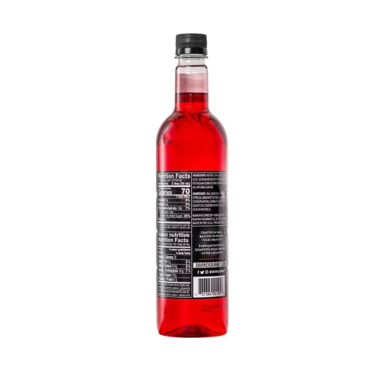 DaVinci Gourmet Sugar Free Strawberry SYRUP, 4 x 750 ML Case - DOT product image 2