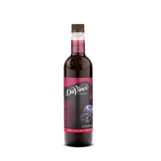 DaVinci Gourmet Blackberry Syrup, 4 x 750 ML Case - Condiments & Sauces