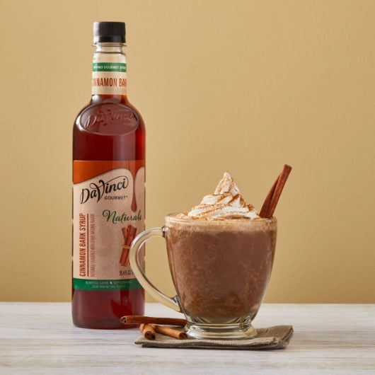 Davinci Natural Cinnamon BARK SYRUP, PLASTIC BOTTLE, 4 x 750 ML Case - DOT product image 4