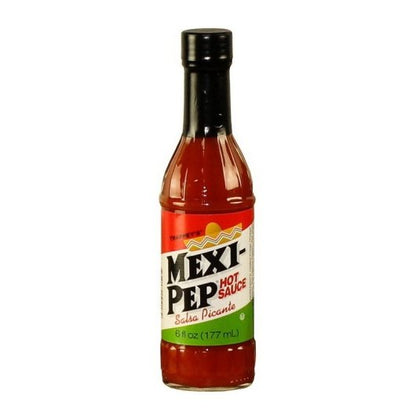 Trappey Mexipep Salsa Picante Hot Sauce Bottle, 24 x 6 fl oz Case - Condiments & Sauces