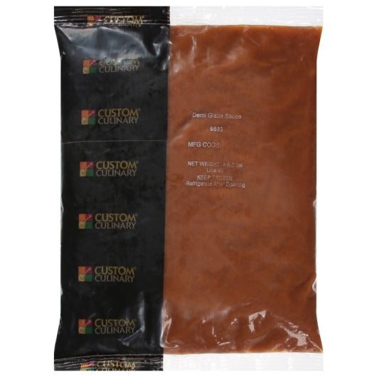 Gold Label Ready To Use Demi Glace Sauce, 4 x 4 lb Case - Condiments & Sauces