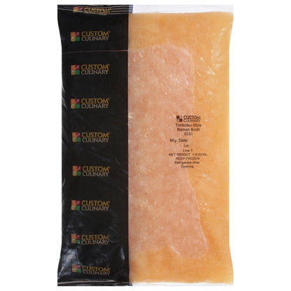 Custom Culinary Tonkotsu TONKOTSU-Style Pork RAMEN BROTH, 4 x 6 lb Case - Prepared Foods