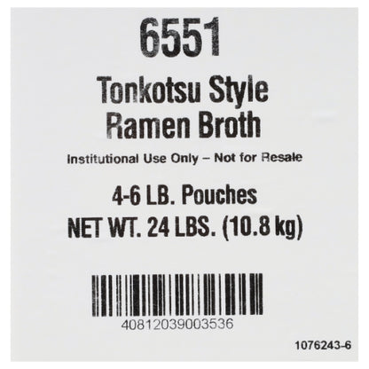 Custom Culinary Tonkotsu TONKOTSU-Style Pork RAMEN BROTH, 4 x 6 lb Case - DOT product image 8