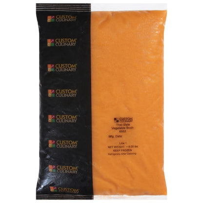 Custom Culinary Thai Style Vegan Broth, 4 x 6 lb Case - Pantry Ingredients
