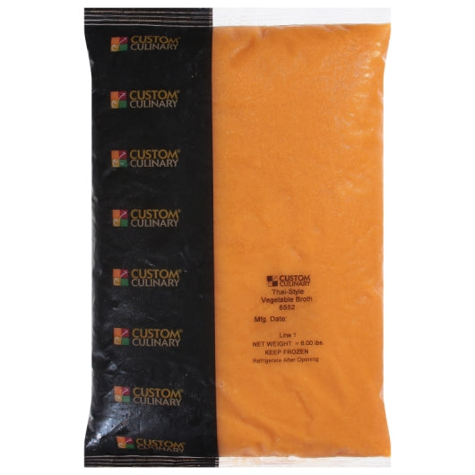 Custom Culinary Thai Style Vegan Broth, 4 x 6 lb Case - Pantry Ingredients