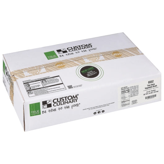 Custom Culinary Thai STYLE VEGAN BROTH, 4 x 6 lb Case - DOT product image 5