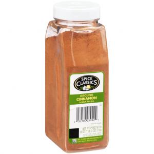 Spice Classics Ground Cinnamon - 18 oz. container, 6 per case