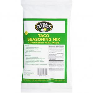 Spice Classics Taco (no MSG) Seasoning, 9-Ounce Packages (Pack of 6)