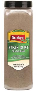 Durkee Steak Dust Seasoning - 29 oz. container, 6 per case