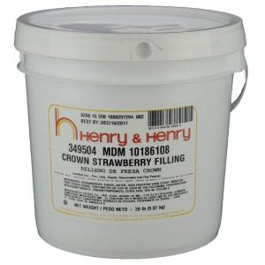Henry and Henry Strawberry Filling, 20 Pound -- 1 each.
