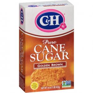 Commodity Sugar & Sugar Packets Pure Golden Brown Can Sugar 1lbs (PACK Of 24)