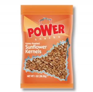 Power Snacks Salted and Honey Roasted Sunflower Seeds, 1 oz., 150 per case