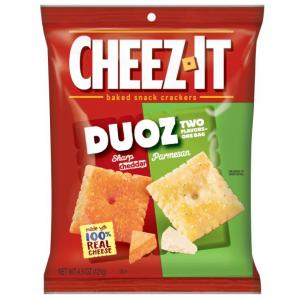 Sunshine Cheez It Crackers Duoz Sharp Cheddar Parmesan 4.3oz (PA