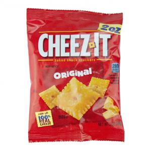 Cheez-It Original Baked Snack Crackers, 280 Calories (2 OZ. Bags, 60 Per Case)