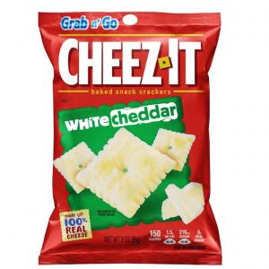 CheezIt White Cheddar Baked Snack Crackers, 36 Count