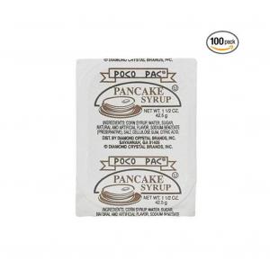 Poco Pac All Natural Pancake Syrup (1.5 Ounce Cup, 100 Per Case)