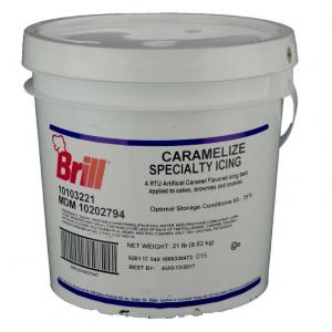 Brill Transmart Caramelize Buttercream Icing, Ready-To-Use (21 lbs, 1 Pack)