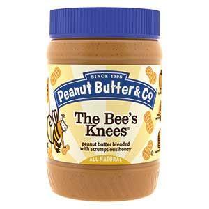 Peanut Butter & Co. The Bees Knees (Honey) Peanut Butter, Gluten Free, 16 oz Jars (Pack of 6)