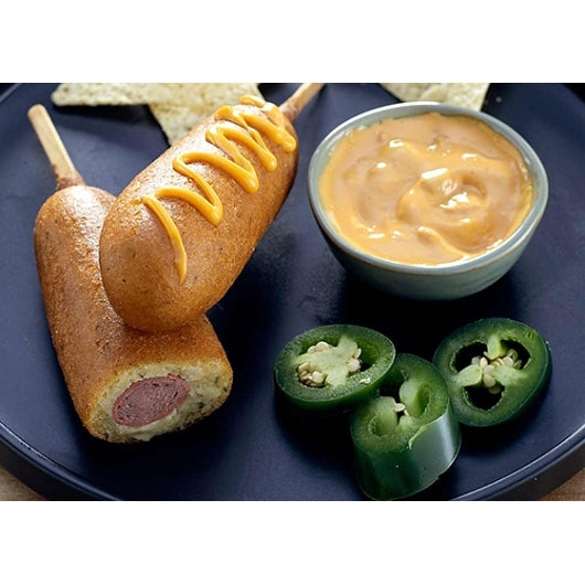 Sigma Foodservice Jalapeno Cheddar Corn Dog, 6 x 32 oz Case - Frozen Snacks & Appetizers - image 2