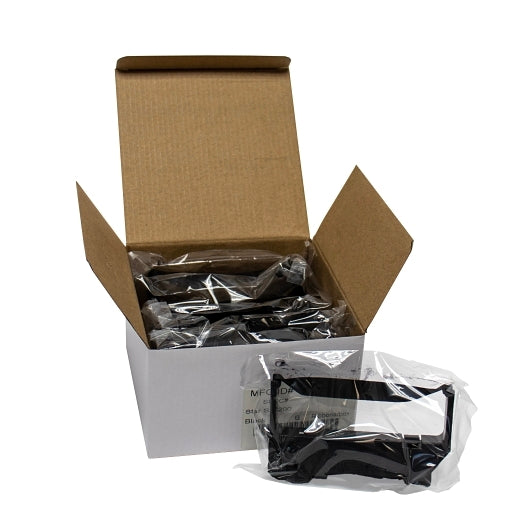 NCCO Black/Red Register Ribbon - 6 Ribbons Per, 1 x 6 ct Case - Guest Checks & Register Rolls
