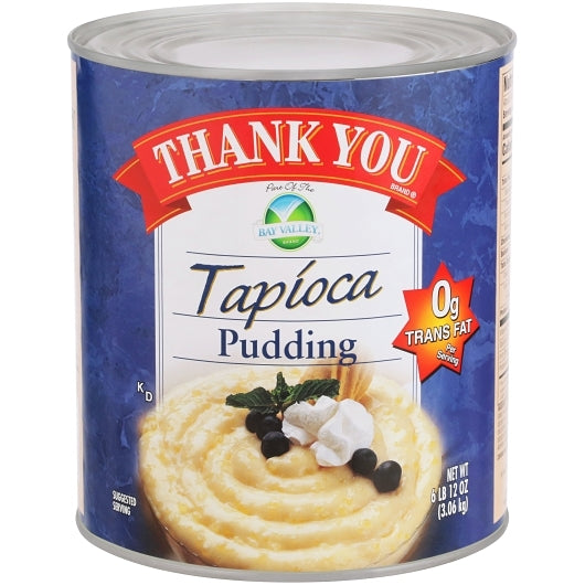 Thank You TAPIOCA Pudding, 6 x 108 oz Case - Bakery & Desserts