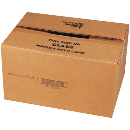 Bay Valley Gluten Free Whole Pickled Okra, 6 x 64 fl oz Case - GS1 closed shipping case image