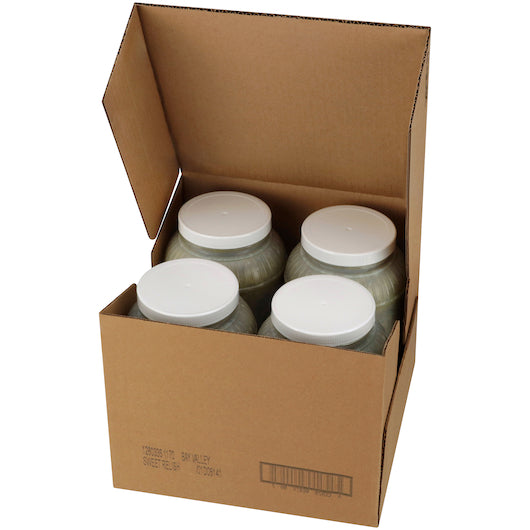 Bay Valley Sweet Relish Bulk, 4 x 1 GA Case - Condiments & Sauces