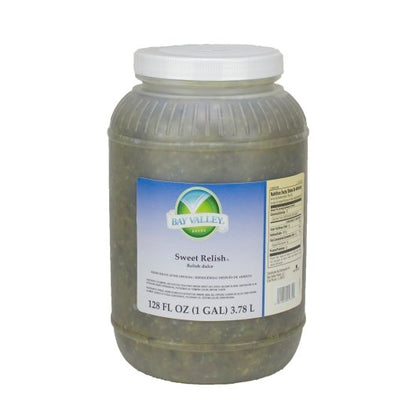 Bay Valley Sweet Relish Bulk, 4 x 1 GA Case - Condiments & Sauces