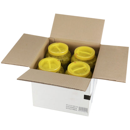 Pepperocini Sliced 1000-1230 Count 1/4 Smooth Sliced Pepperoncini, 4 x 1 GA Case - DOT product image 6