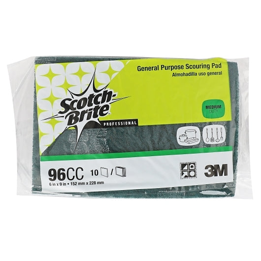 Scotch-Brite General Purpose Scouring Pad 6 in x 9 in, 6 x 10 ct Case - Cleaners & Sanitizers