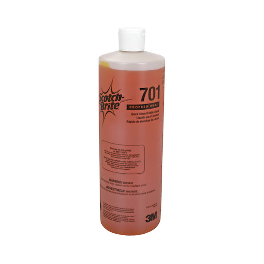 Quart Quick Griddle Quick Clean Griddle Liquid Bottle, 4 x 1 ct Case - Cleaners & Sanitizers