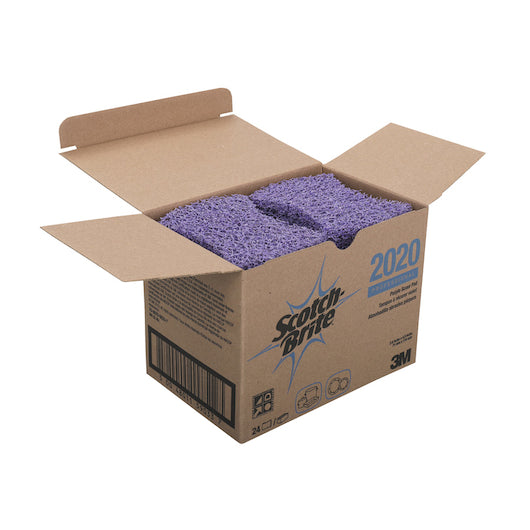 Scotch-Brite 3M Scotch-Brite Purple Scour Pad 2.8 in x 4.5 in, 24 x 1 ct Case - DOT product image 2