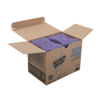 Scotch-Brite 3M Scotch-Brite Purple Scour Pad 2.8 in x 4.5 in, 24 x 1 ct Case - DOT product image 2