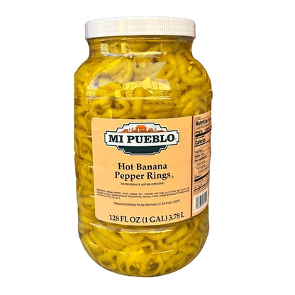 Mi Pueblo BANANA PEPPER RINGS, 4 x 1 GA Case - GS1 inner-pack image