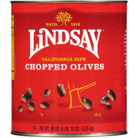 Chopped Ripe Olives Ripe Chopped Domestic Olives Canned, 6 x 90 oz Case - Condiments & Sauces