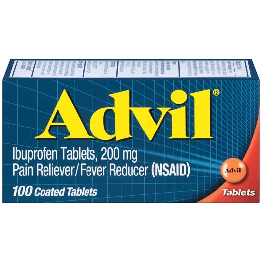 Advil Tablets, 6 x 6 x 100 each Case - Health & Personal Care