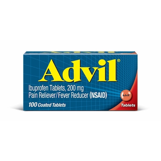 Advil Tablets, 6 x 6 x 100 each Case - DOT product image 2
