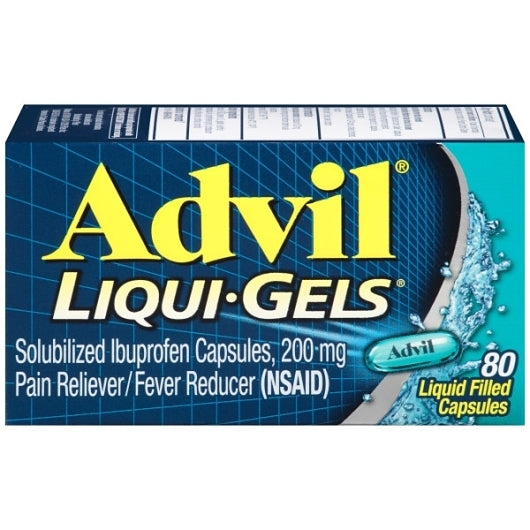Advil Liquid Gels, 36 x 6 x 80 ct Case - Health & Personal Care