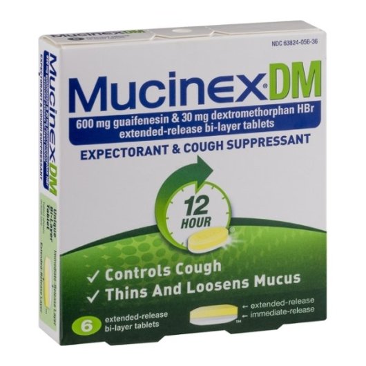Mucinex DM - Regular Strength Blister Pack, 24 x 6 each Case - Health & Personal Care