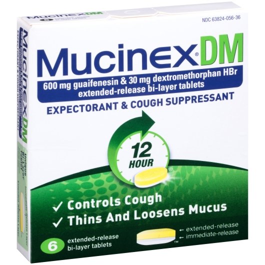 Mucinex DM - Regular Strength Blister Pack, 24 x 6 each Case - DOT product image 2