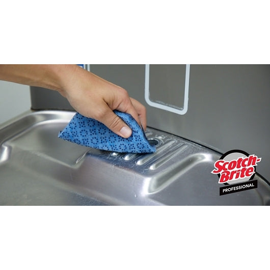 Scotch Low Scratch Scour Pad 5.75 in x 5.0 in, 1 x 15 x 15 ct Case - DOT product image 2