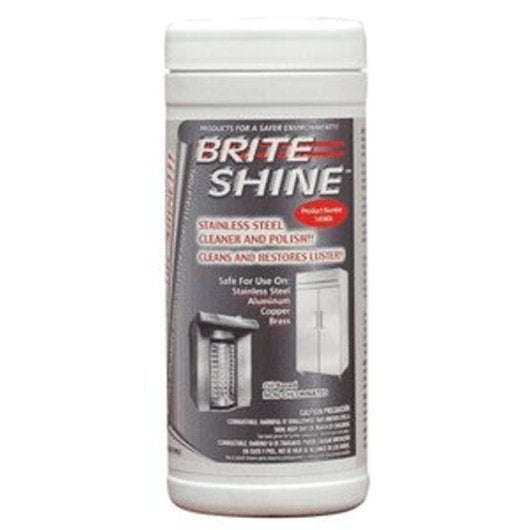 Brite Shine Bright Shine Wipes, 6 x 40 ct Case - Alternate product angle or state