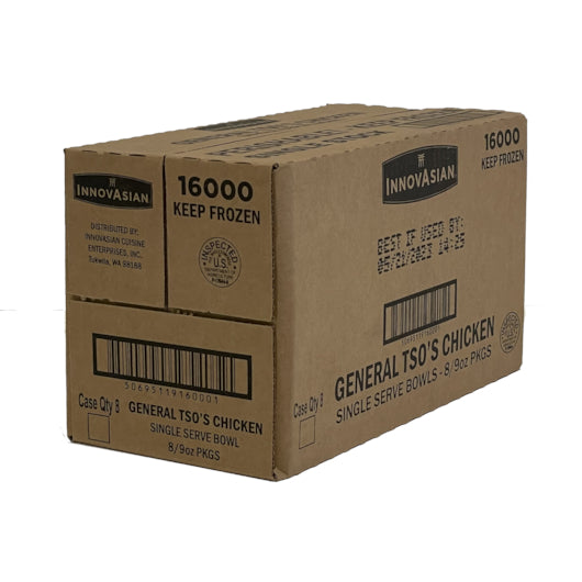 InnovAsian Cuisine GENERAL TSO'S Chicken & WHITE RICE, 8 x 9 oz Case - DOT product image 5